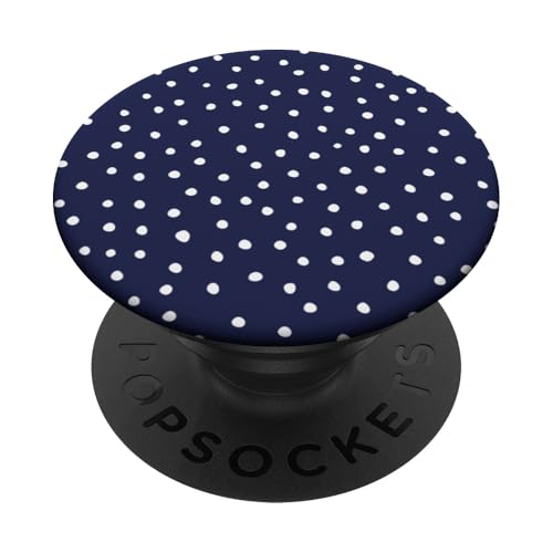 Marineblau / Weiß Dalmatiner Print Preppy Girly Polka Dot Y2K PopSockets Klebender PopGrip Marineblau / Weiß Dalmatiner Print Preppy Girly Polka Dot Y2K PopSockets Klebender PopGrip von Preppy & Pretty Chic Girl