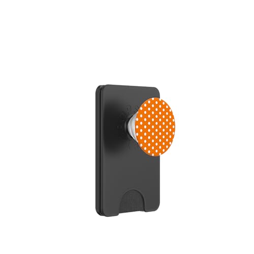Orange Weiß Polka Dot Vintage Boho Aesthetic Girly Preppy PopSockets PopWallet für MagSafe Orange Weiß Polka Dot Vintage Boho Aesthetic Girly Preppy PopSockets PopWallet für MagSafe von Preppy & Pretty Chic Girl