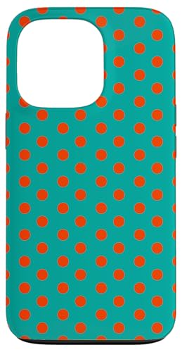 Orange und Blaugrün Polka Dot Vintage Boho Ästhetisch Mädchen niedlich Hülle für iPhone 13 Pro Orange und Blaugrün Polka Dot Vintage Boho Ästhetisch Mädchen niedlich Hülle für iPhone 13 Pro von Preppy & Pretty Chic Girl