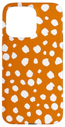 Orange und Weiß Dalmatiner Print Preppy Girly Polka Dot Y2K Hülle für iPhone 15 Pro Max Orange und Weiß Dalmatiner Print Preppy Girly Polka Dot Y2K Hülle für iPhone 15 Pro Max von Preppy & Pretty Chic Girl