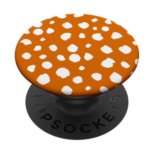 Orange und Weiß Dalmatiner Print Preppy Girly Polka Dot Y2K PopSockets Klebender PopGrip Orange und Weiß Dalmatiner Print Preppy Girly Polka Dot Y2K PopSockets Klebender PopGrip von Preppy & Pretty Chic Girl