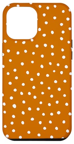 Orange und Weiß Dalmatiner Print adrett Girly Aesthetic Y2K Hülle für iPhone 12 Pro Max von Preppy & Pretty Chic Girl