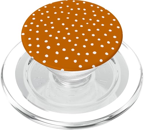 Orange und Weiß Dalmatiner Print adrett Girly Aesthetic Y2K PopSockets PopGrip für MagSafe von Preppy & Pretty Chic Girl