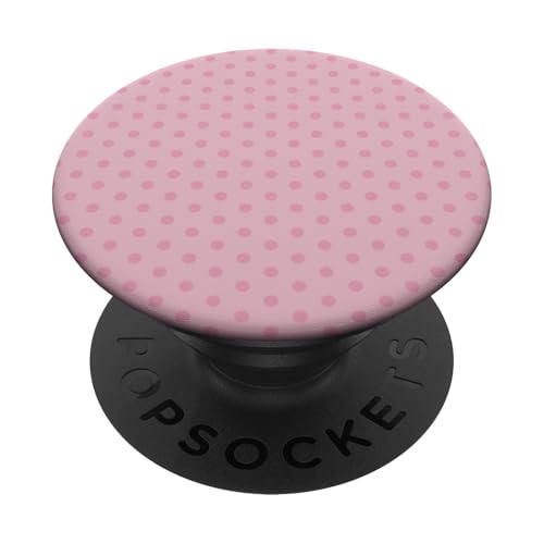Pastell Pink Polka Dot Vintage Boho Aesthetic Girly Preppy PopSockets Klebender PopGrip von Preppy & Pretty Chic Girl