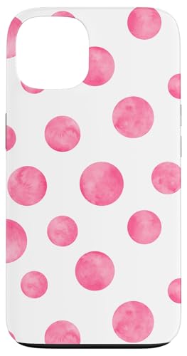 Pink Polka Dot Aquarell Vintage Boho Ästhetisch Girly Weiß Hülle für iPhone 13 Pink Polka Dot Aquarell Vintage Boho Ästhetisch Girly Weiß Hülle für iPhone 13 von Preppy & Pretty Chic Girl
