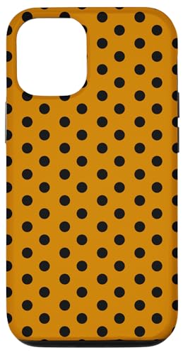 Polka Dot Dunkelgelb Schwarz Vintage Boho Aesthetic Girly Hülle für iPhone 12/12 Pro Polka Dot Dunkelgelb Schwarz Vintage Boho Aesthetic Girly Hülle für iPhone 12/12 Pro von Preppy & Pretty Chic Girl