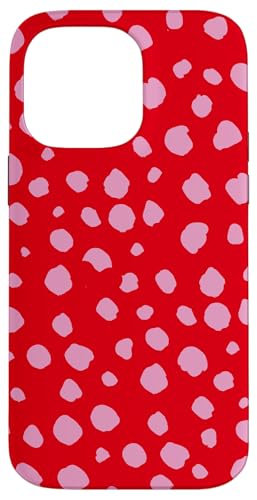 Rot und Rosa Dalmatiner Print adrett Girly Polka Dot Y2K Hülle für iPhone 14 Pro Max Rot und Rosa Dalmatiner Print adrett Girly Polka Dot Y2K Hülle für iPhone 14 Pro Max von Preppy & Pretty Chic Girl