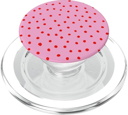 Rot und Rosa Dalmatiner Print adrett Girly Polka Dot Y2K PopSockets PopGrip für MagSafe Rot und Rosa Dalmatiner Print adrett Girly Polka Dot Y2K PopSockets PopGrip für MagSafe von Preppy & Pretty Chic Girl