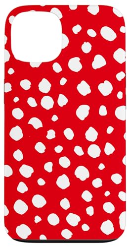 Rot und Weiß Dalmatiner Print Preppy Girly Polka Dot Y2K Hülle für iPhone 13 von Preppy & Pretty Chic Girl