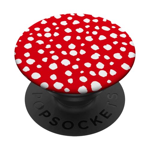 Rot und Weiß Dalmatiner Print Preppy Girly Polka Dot Y2K PopSockets Klebender PopGrip Rot und Weiß Dalmatiner Print Preppy Girly Polka Dot Y2K PopSockets Klebender PopGrip von Preppy & Pretty Chic Girl
