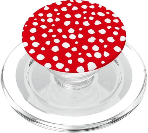 Rot und Weiß Dalmatiner Print Preppy Girly Polka Dot Y2K PopSockets PopGrip für MagSafe Rot und Weiß Dalmatiner Print Preppy Girly Polka Dot Y2K PopSockets PopGrip für MagSafe von Preppy & Pretty Chic Girl