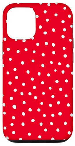 Rot und Weiß Dalmatiner Print adrett Girly Polka Dot Y2K Hülle für iPhone 12/12 Pro Rot und Weiß Dalmatiner Print adrett Girly Polka Dot Y2K Hülle für iPhone 12/12 Pro von Preppy & Pretty Chic Girl