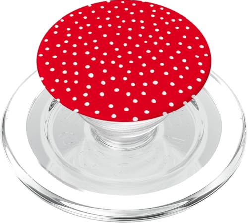 Rot und Weiß Dalmatiner Print adrett Girly Polka Dot Y2K PopSockets PopGrip für MagSafe Rot und Weiß Dalmatiner Print adrett Girly Polka Dot Y2K PopSockets PopGrip für MagSafe von Preppy & Pretty Chic Girl