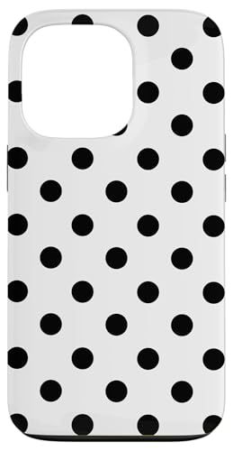 Schwarz Weiß Big Polka Dot Vintage Boho Ästhetisch Girly Cute Hülle für iPhone 13 Pro Schwarz Weiß Big Polka Dot Vintage Boho Ästhetisch Girly Cute Hülle für iPhone 13 Pro von Preppy & Pretty Chic Girl
