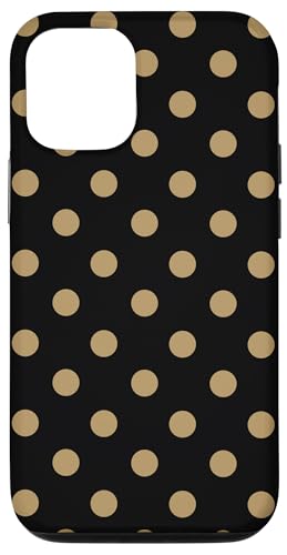 Schwarz und Hellbraun Big Polka Dot Vintage Boho Aesthetic Preppy Hülle für iPhone 12/12 Pro Schwarz und Hellbraun Big Polka Dot Vintage Boho Aesthetic Preppy Hülle für iPhone 12/12 Pro von Preppy & Pretty Chic Girl