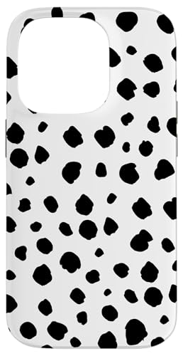 Schwarz und Weiß Dalmatiner Print Preppy Girly Polka Dot Y2K Hülle für iPhone 14 Pro Schwarz und Weiß Dalmatiner Print Preppy Girly Polka Dot Y2K Hülle für iPhone 14 Pro von Preppy & Pretty Chic Girl