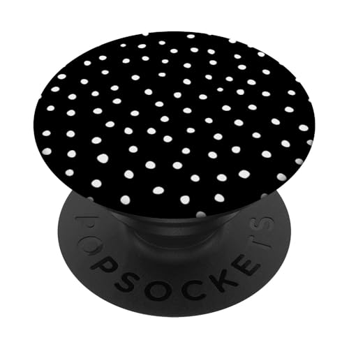 Schwarz und Weiß Dalmatiner Print Preppy Girly Polka Dot Y2K PopSockets Klebender PopGrip Schwarz und Weiß Dalmatiner Print Preppy Girly Polka Dot Y2K PopSockets Klebender PopGrip von Preppy & Pretty Chic Girl
