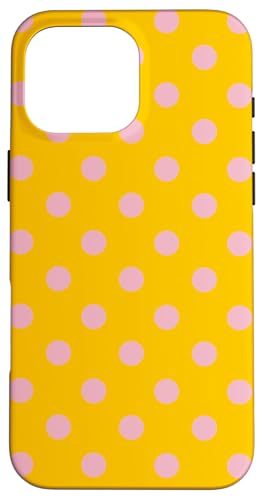 Tangerine Pink Big Polka Dot Vintage Boho Ästhetisches Gelb Hülle für iPhone 16 Pro Max Tangerine Pink Big Polka Dot Vintage Boho Ästhetisches Gelb Hülle für iPhone 16 Pro Max von Preppy & Pretty Chic Girl