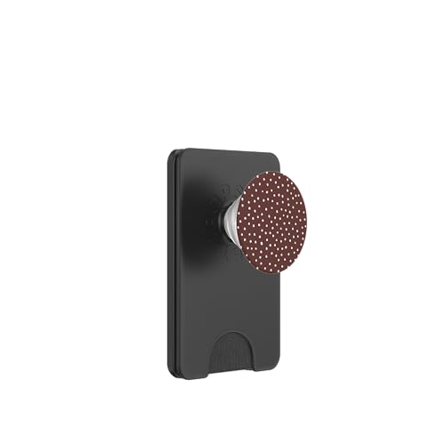 Y2K Dalmatiner-Druck, gepunktet, Braun und Weiß PopSockets PopWallet für MagSafe von Preppy & Pretty Chic Girl