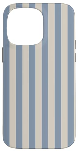 Blau Beige gestreift Mädchen vertikale Linien adrette Streifen niedlich Hülle für iPhone 14 Pro Max Blau Beige gestreift Mädchen vertikale Linien adrette Streifen niedlich Hülle für iPhone 14 Pro Max von Preppy & Pretty Pinstripes