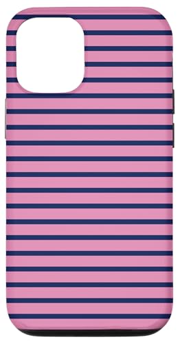 Blau Marineblau Weiß Gestreift Girly Stripes Geometrische dünne Linien Hülle für iPhone 12/12 Pro Blau Marineblau Weiß Gestreift Girly Stripes Geometrische dünne Linien Hülle für iPhone 12/12 Pro von Preppy & Pretty Pinstripes
