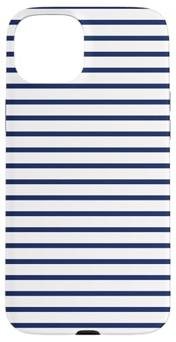 Blau Marineblau gestreift mädchenhafte Streifen geometrische dünne Linien adrett Hülle für iPhone 15 Plus Blau Marineblau gestreift mädchenhafte Streifen geometrische dünne Linien adrett Hülle für iPhone 15 Plus von Preppy & Pretty Pinstripes