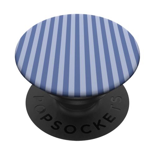 Blau gestreifte Mädchen vertikale Linien adrette Streifen süßes Mädchen PopSockets Klebender PopGrip Blau gestreifte Mädchen vertikale Linien adrette Streifen süßes Mädchen PopSockets Klebender PopGrip von Preppy & Pretty Pinstripes