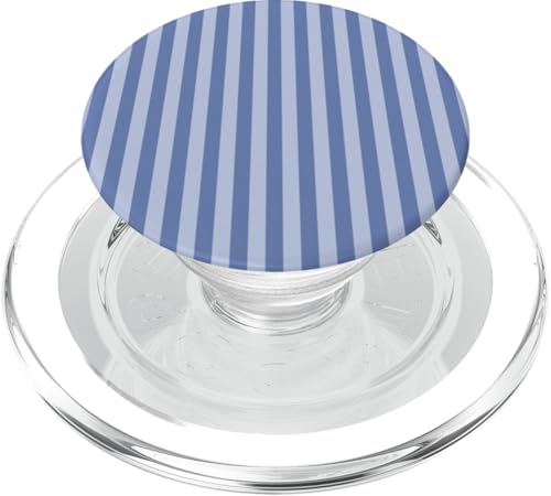 Blau gestreifte Mädchen vertikale Linien adrette Streifen süßes Mädchen PopSockets PopGrip für MagSafe Blau gestreifte Mädchen vertikale Linien adrette Streifen süßes Mädchen PopSockets PopGrip für MagSafe von Preppy & Pretty Pinstripes