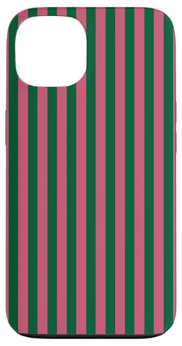 Dunkelgrün Rosa gestreift Mädchen vertikale Linien adrette Streifen Hülle für iPhone 13 Dunkelgrün Rosa gestreift Mädchen vertikale Linien adrette Streifen Hülle für iPhone 13 von Preppy & Pretty Pinstripes