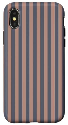 Gestreifte vertikale Linien, adrette Streifen, niedlich, ästhetisch Hülle für iPhone X/XS Gestreifte vertikale Linien, adrette Streifen, niedlich, ästhetisch Hülle für iPhone X/XS von Preppy & Pretty Pinstripes