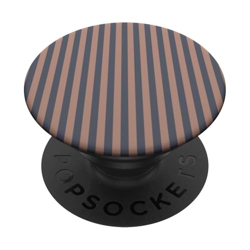 Gestreifte vertikale Linien, adrette Streifen, niedlich, ästhetisch PopSockets Klebender PopGrip von Preppy & Pretty Pinstripes
