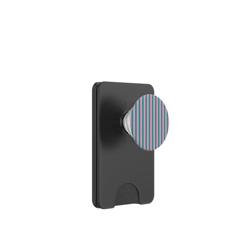 Grüne und rosa gestreifte Girlly vertikale Linien adrette Streifen PopSockets PopWallet für MagSafe Grüne und rosa gestreifte Girlly vertikale Linien adrette Streifen PopSockets PopWallet für MagSafe von Preppy & Pretty Pinstripes