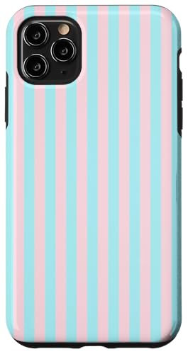 Hellrosa Blau gestreift Girly vertikale Linien adrette Streifen Hülle für iPhone 11 Pro Max Hellrosa Blau gestreift Girly vertikale Linien adrette Streifen Hülle für iPhone 11 Pro Max von Preppy & Pretty Pinstripes