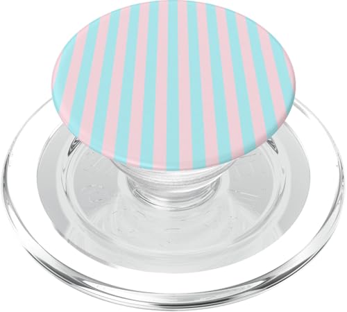 Hellrosa Blau gestreift Girly vertikale Linien adrette Streifen PopSockets PopGrip für MagSafe Hellrosa Blau gestreift Girly vertikale Linien adrette Streifen PopSockets PopGrip für MagSafe von Preppy & Pretty Pinstripes