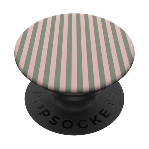 Olivgrün Rosa gestreift Mädchen vertikale Linien adrette Streifen PopSockets Klebender PopGrip Olivgrün Rosa gestreift Mädchen vertikale Linien adrette Streifen PopSockets Klebender PopGrip von Preppy & Pretty Pinstripes
