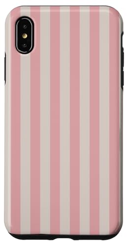 Rosa Beige gestreift Mädchen vertikale Linien adrette Streifen niedlich Hülle für iPhone XS Max Rosa Beige gestreift Mädchen vertikale Linien adrette Streifen niedlich Hülle für iPhone XS Max von Preppy & Pretty Pinstripes