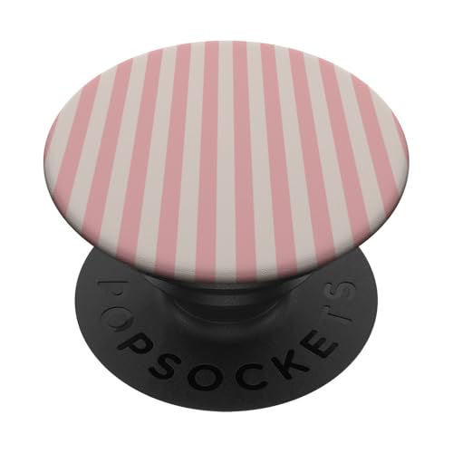 Rosa Beige gestreift Mädchen vertikale Linien adrette Streifen niedlich PopSockets Klebender PopGrip Rosa Beige gestreift Mädchen vertikale Linien adrette Streifen niedlich PopSockets Klebender PopGrip von Preppy & Pretty Pinstripes