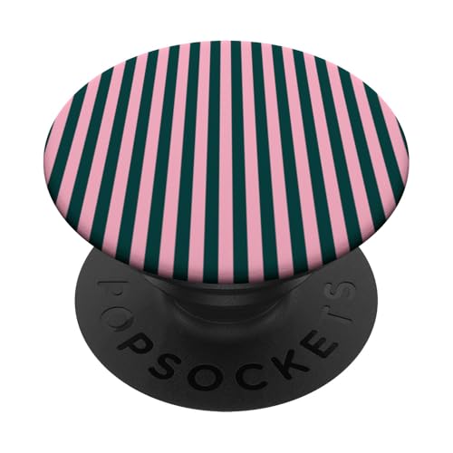 Rosa und Grün gestreifte Girlly vertikale Linien adrette Streifen PopSockets Klebender PopGrip Rosa und Grün gestreifte Girlly vertikale Linien adrette Streifen PopSockets Klebender PopGrip von Preppy & Pretty Pinstripes