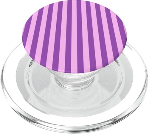 Rosa und Lila gestreifte Girlly vertikale Linien adrette Streifen PopSockets PopGrip für MagSafe Rosa und Lila gestreifte Girlly vertikale Linien adrette Streifen PopSockets PopGrip für MagSafe von Preppy & Pretty Pinstripes