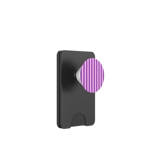 Rosa und Lila gestreifte Girlly vertikale Linien adrette Streifen PopSockets PopWallet für MagSafe Rosa und Lila gestreifte Girlly vertikale Linien adrette Streifen PopSockets PopWallet für MagSafe von Preppy & Pretty Pinstripes