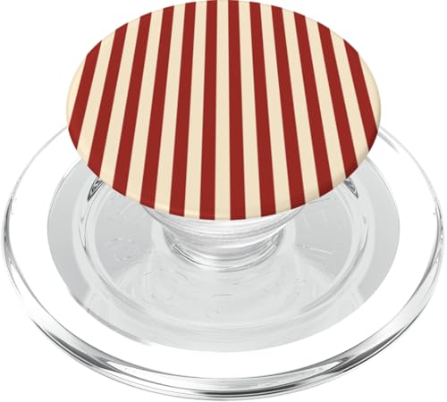 Rot / Creme gestreift Mädchen vertikale Linien adrette Streifen niedlich PopSockets PopGrip für MagSafe Rot / Creme gestreift Mädchen vertikale Linien adrette Streifen niedlich PopSockets PopGrip für MagSafe von Preppy & Pretty Pinstripes