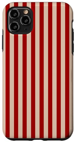 Rot Beige gestreift Mädchen vertikale Linien adrette Streifen niedlich Hülle für iPhone 11 Pro Max Rot Beige gestreift Mädchen vertikale Linien adrette Streifen niedlich Hülle für iPhone 11 Pro Max von Preppy & Pretty Pinstripes