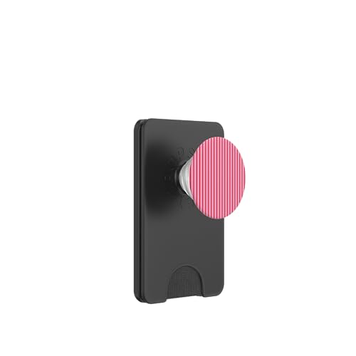 Rot Rosa gestreift mädchenhafte Streifen geometrische dünne Linien adrett PopSockets PopWallet für MagSafe Rot Rosa gestreift mädchenhafte Streifen geometrische dünne Linien adrett PopSockets PopWallet für MagSafe von Preppy & Pretty Pinstripes