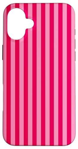 Rot und Rosa gestreifte Girlly vertikale Linien adrette Streifen Hülle für iPhone 16 Plus Rot und Rosa gestreifte Girlly vertikale Linien adrette Streifen Hülle für iPhone 16 Plus von Preppy & Pretty Pinstripes