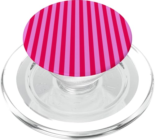 Rot und Rosa gestreifte Girlly vertikale Linien adrette Streifen PopSockets PopGrip für MagSafe Rot und Rosa gestreifte Girlly vertikale Linien adrette Streifen PopSockets PopGrip für MagSafe von Preppy & Pretty Pinstripes