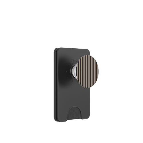 Schwarz Hellbraun gestreift Mädchen vertikale Linien adrette Streifen niedlich PopSockets PopWallet für MagSafe Schwarz Hellbraun gestreift Mädchen vertikale Linien adrette Streifen niedlich PopSockets PopWallet für MagSafe von Preppy & Pretty Pinstripes