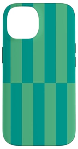 Blaugrün, hellgrün, gestreift, mädchenhafte Streifen, geometrische Linien, adrett Hülle für iPhone 14 Blaugrün, hellgrün, gestreift, mädchenhafte Streifen, geometrische Linien, adrett Hülle für iPhone 14 von Preppy & Pretty