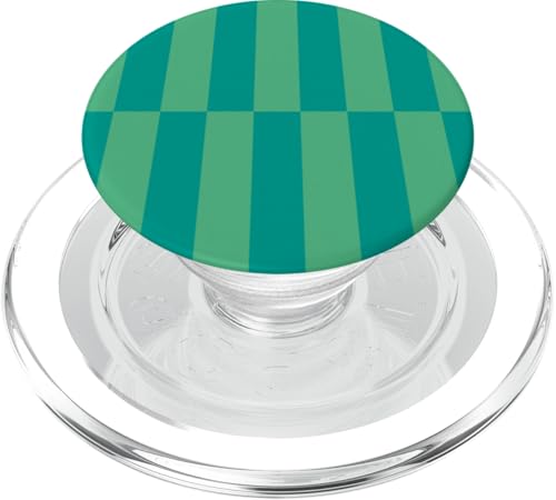 Blaugrün, hellgrün, gestreift, mädchenhafte Streifen, geometrische Linien, adrett PopSockets PopGrip für MagSafe Blaugrün, hellgrün, gestreift, mädchenhafte Streifen, geometrische Linien, adrett PopSockets PopGrip für MagSafe von Preppy & Pretty