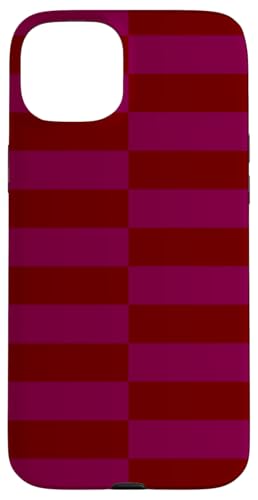 Kastanienbraun Burgunderrot gestreift Girly Stripes adrette geometrische Linien Hülle für iPhone 15 Plus Kastanienbraun Burgunderrot gestreift Girly Stripes adrette geometrische Linien Hülle für iPhone 15 Plus von Preppy & Pretty