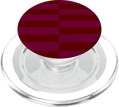 Kastanienbraun Burgunderrot gestreift Girly Stripes adrette geometrische Linien PopSockets PopGrip für MagSafe Kastanienbraun Burgunderrot gestreift Girly Stripes adrette geometrische Linien PopSockets PopGrip für MagSafe von Preppy & Pretty